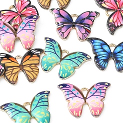 12Pcs 6 Colors Printed Alloy Pendants&nbsp;FIND-FS0001-28