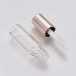 DIYリップグレーズボトル  リップグレーズチューブ  空きビン  ローズゴールド  44mm  容量：1.2ミリリットル&nbsp;MRMJ-WH0056-83RG