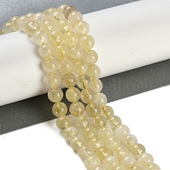 Natural Lemon Quartz(Heated) Beads Strands&nbsp;G-H062-A01-02