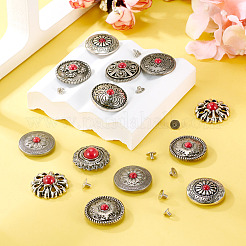 合金装飾リベット  ミックスカラー  24.5~25.5mm&nbsp;BUTT-SW0001-01