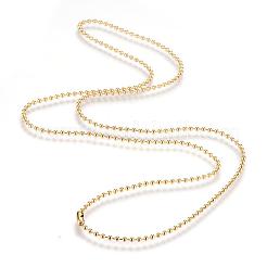 304 Stainless Steel Ball Chain Necklace&nbsp;MAK-R012-01G