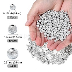 つや消しアクリルビーズ  ラウンド  銀  8mm  50pc&nbsp;OACR-YW0002-24A-01