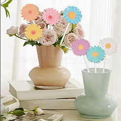 花瓶の装飾用の木製ピック14個  花  173~175x54~54.5x2.2mm&nbsp;AJEW-SP0004-71A