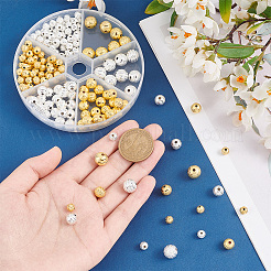 190pcs 6 Style Brass Beads&nbsp;KK-PH0005-51