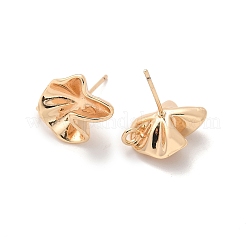 Brass Stud Earrings Finding for Women&nbsp;LS-KK-A244-14G