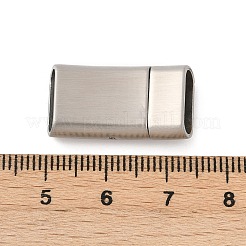 304 Stainless Steel Snap Lock Clasps&nbsp;STAS-U055-02C-P