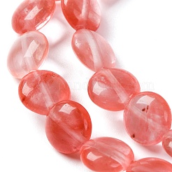Cherry Quartz Glass Beads Strands&nbsp;G-T047-A11-01