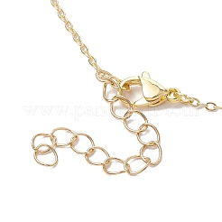Alloy Enamel Heart Pendants Necklaces&nbsp;NJEW-JN04772-01