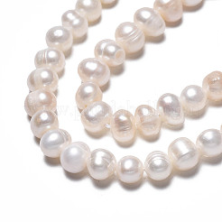 Natural Cultured Freshwater Pearl Beads Strands&nbsp;PEAR-N013-06B