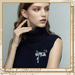 30Pcs Iron Brooch Findings&nbsp;FIND-SC0020-15S