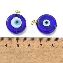 Handmade Evil Eye Lampwork Pendants&nbsp;PALLOY-JF05636-01