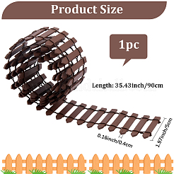 1Pc Wood Fence Ornaments&nbsp;AJEW-SP0003-86