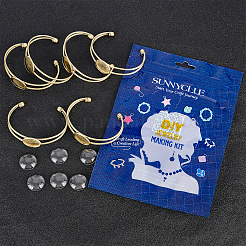 12Pcs 2 Style Brass Cuff Bangle Making&nbsp;DIY-SC0016-98