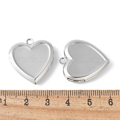 Non-Tarnish 304 Stainless Steel Locket Pendants&nbsp;STAS-K192-09P-01