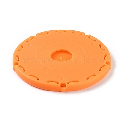 ヨーヨーメーカーツール  DIY生地針編み花用  ラウンド  オレンジ  90x6.3mm&nbsp;DIY-H120-A01-02