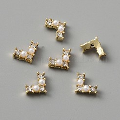 Alloy Rhinestone Cabochons&nbsp;MRMJ-WH0077-043K