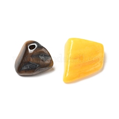 天然淡水シェルビーズ  染め  ナゲットチップス  ミックスカラー  9.5~18x7~11x2.5~6.5mm  穴：0.9mm  約450個/500g&nbsp;BSHE-G029-12
