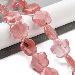 Cherry Quartz Glass Beads Strands&nbsp;G-F769-B01-02