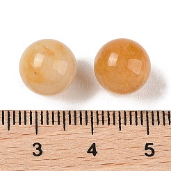 Natural Topaz Jade No Hole Sphere Beads&nbsp;G-K353-04A-17