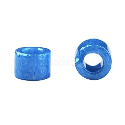 シリンダーシードビーズ  不透明色の光沢  均一サイズ  藤紫色  2x1.5mm  穴：0.8mm  約888個/10g&nbsp;X-SEED-H001-H04