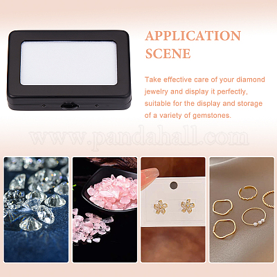 Wholesale Iron Loose Diamnond Gemstone Display Boxes