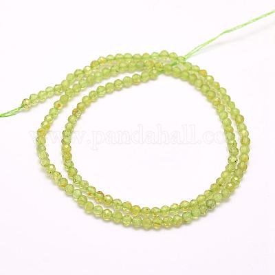 Natural Peridot Beads Strands&nbsp;G-F509-12-2mm-1