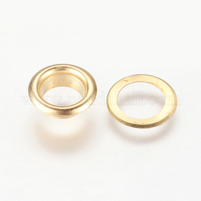 真鍮製の小穴  リベットスナップ  ゴールドカラー  15x3.8mm  穴：10mm&nbsp;KK-WH0004-05G-10mm-1
