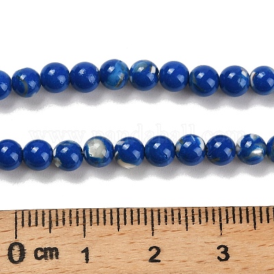 Assembled Synthetic Stone and Trochus Shell Beads Strands&nbsp;G-B128-08A-05-1