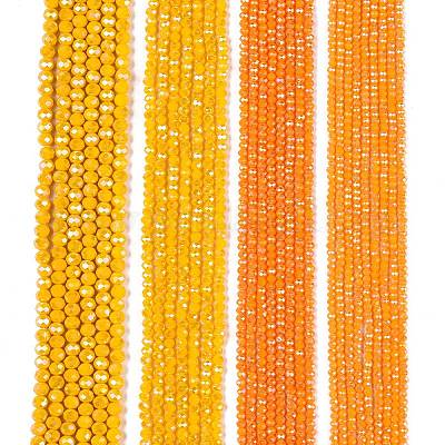 Electroplate Glass Beads Strands&nbsp;EGLA-A044-P4mm-B29-1