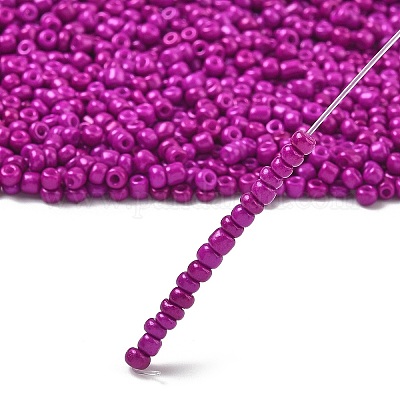 Baking Paint Glass Seed Beads&nbsp;SEED-S002-K21-1
