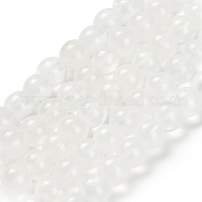 Natural White Jade Beads Strands&nbsp;G-B128-A02-01-1