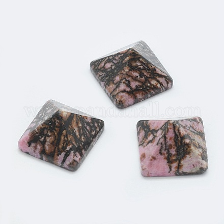 Natural Rhodonite Cabochons G-G759-Y05-1