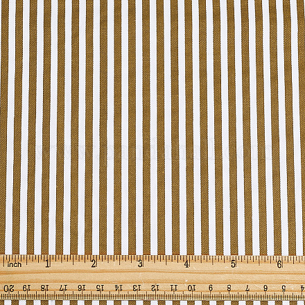 縞模様の綿織物  長方形  淡い茶色  1000x1600x0.2mm&nbsp;DIY-PH0037-96B-1