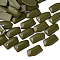 Opaque Acrylic Cabochons, Nuggets, Dark Olive Green, 27x14.5x5mm, about 300pcs/500g