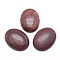 Natural Polychrome Jasper/Picasso Stone/Picasso Jasper Cabochons, Oval, 40x30x7.5~8mm