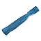 Polyester & Spandex Cord Ropes, 1 Inner Core, with Patterns, for Shoe Lace Cord Making, Dodger Blue, 2mm, about 109.36 yards(100m)/bundle