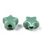 Opaque Acrylic Beads, Star, Medium Sea Green, 9x9.5x5.5mm, Hole: 2.5mm, about 2050pcs/500g