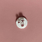 Plastic Plasticine Tools, Clay Cutters, Modeling Tools, Flower, WhiteSmoke, 0.5~0.7x0.5~0.78cm