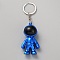 Plastic Keychain, Spaceman, Blue, 10.5cm