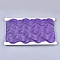 Polyester Ribbons, Wave Shape, Blue Violet, 1-1/2 inch(38mm)~1-5/8 inch(40mm), 10Yard/card