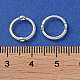合金ビーズのフレーム  リング  銀  10.5x3mm  穴：1.4mm&nbsp;FIND-E042-08S-01-3