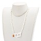 Mixed Shapes Christmas Theme Personalized Acrylic Cable Chain Necklaces&nbsp;NJEW-JN03403-5