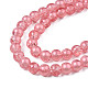 Translucent Crackle Glass Beads Strands&nbsp;CCG-T003-01D-3