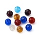 Handmade Silver Foil Glass Beads&nbsp;SLR12MMY-1-1