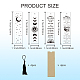 4Pcs Acrylic Bookmarks&nbsp;AJEW-GL0001-73D-3