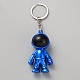 プラスチックキーホルダー  宇宙人  ブルー  10.5cm&nbsp;KEYC-WH0029-97G-1