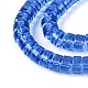透明ガラスビーズ連売り  フラットラウンド  藤紫色  8~8.5x4~4.5mm  穴：0.7~1mm  約95~100個/連  14.57~15.35''（37~39センチメートル）&nbsp;GLAA-N026-4x8mm-T03-3
