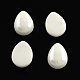 Pearlized Plated Opaque Glass Cabochons&nbsp;PORC-S778-4x7-23-1