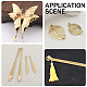 2Pcs Brass Sheet&nbsp;KK-SP0002-57C-7