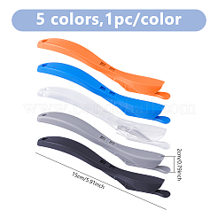 5個 5色 プラスチック製安全包装紙カッターナイフ  車のフィルム切削工具  ミックスカラー  150x16x20mm  1pc /カラー&nbsp;TOOL-DC0001-30